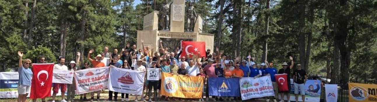 MERDAK’ın 19. Ulusal Dağcılık Festivali’nde Medetsiz Zirvesine anma tırmanışı yapıldı