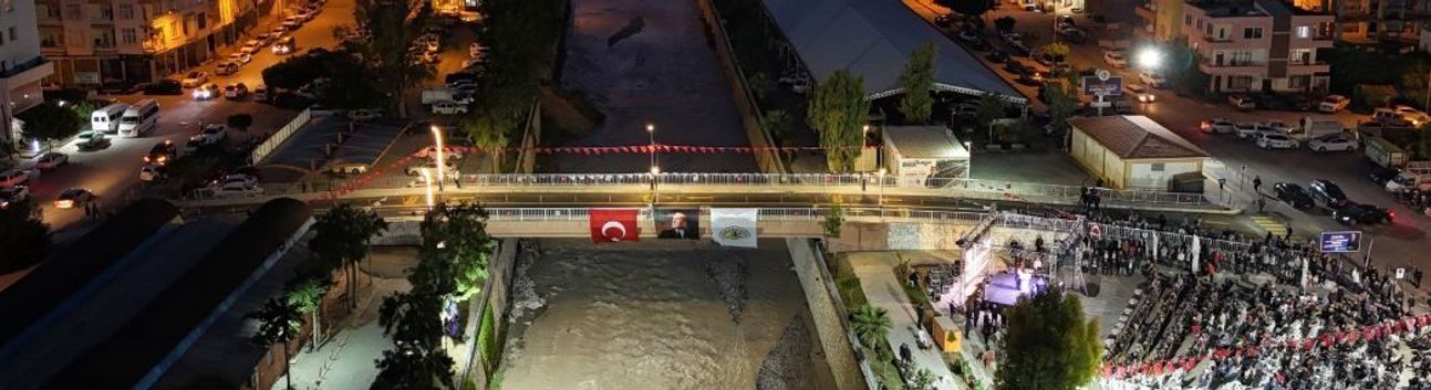 Erdemli'nin ulaşımını rahatlatacak 4. köprü hizmete açıldı