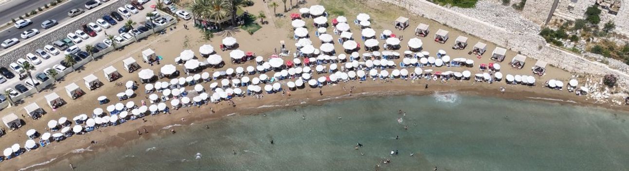 Serinlemek isteyenler, plajları doldurdu