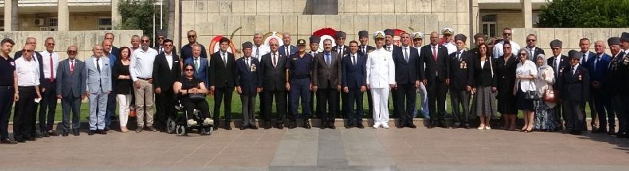 Mersin'de Kıbrıs Barış Harekatının 52. yıl dönümü törenle kutlandı